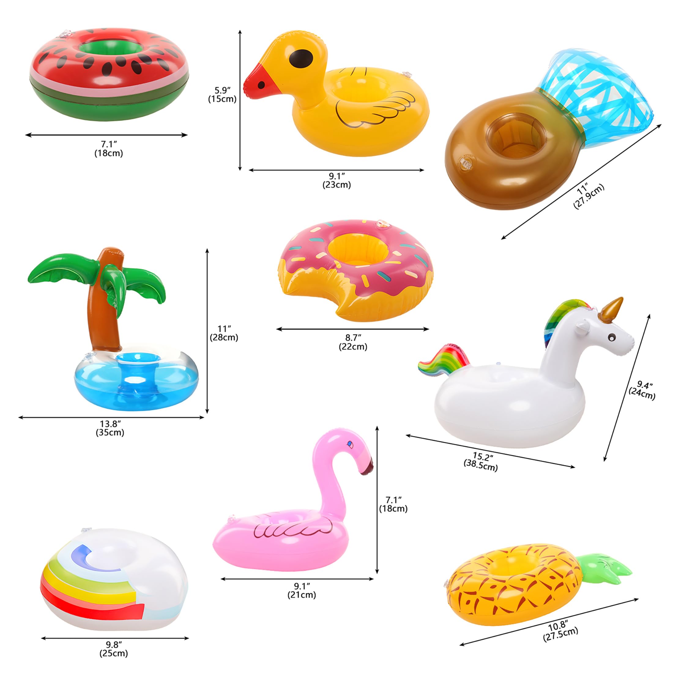 Amazon.com: 9 Pcs Pool Floaties Swim Accessories Set for Girl